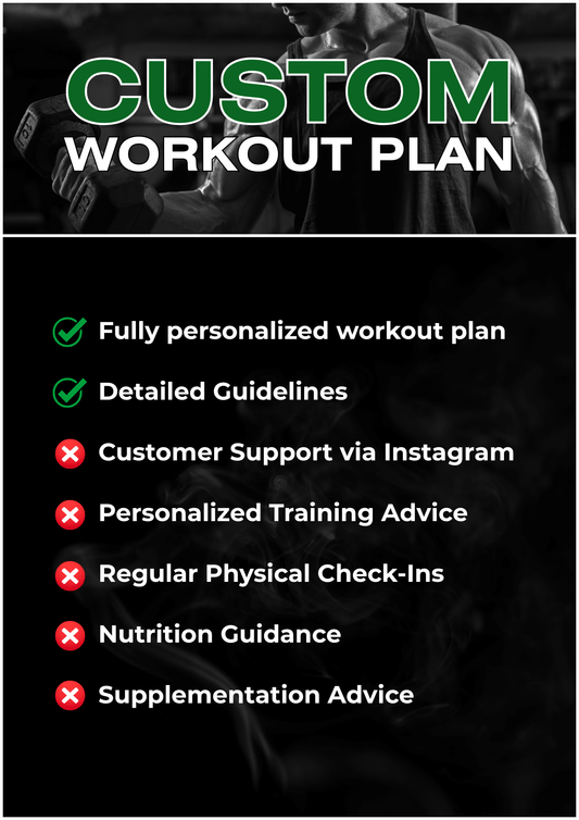 CUSTOM WORKOUT PLAN